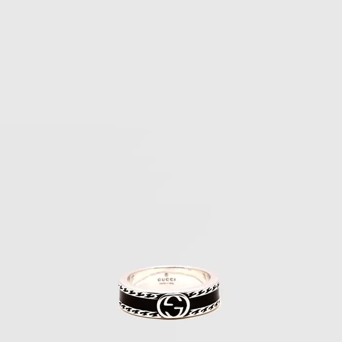 구찌 남/녀 인터로킹 G 링 - Gucci Womens Interlocking G Ring - acc10726x - 1