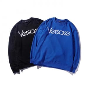 VERSACE 2018 LOGO COTTEN HOOD TEE - 베르사체 로고 코튼 후드티… - 1
