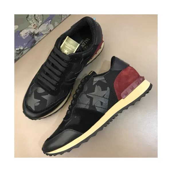 Valentino 2018 Mens Leather Sneakers/Running shoes… - 1
