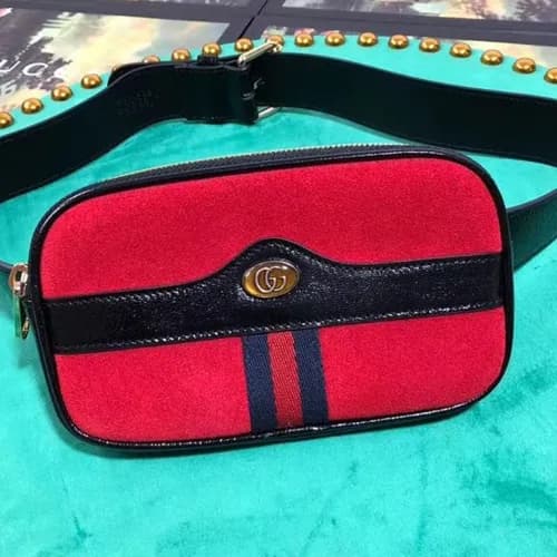 Gucci Ophidia Suede Belt Bag,17.5CM - 구찌 오피디아 여성용 … - 1