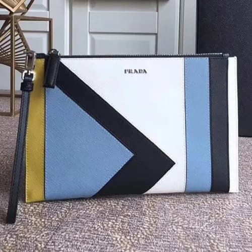 Prada Saffiano Clutch Bag,28cm - 프라다 사피아노 남여공용 클러치… - 1
