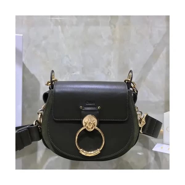 Chole 2019 Tess Leather Shoulder Bag, 20cm - 끌로에 … - 1