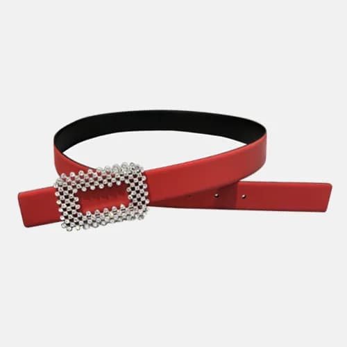 Roger Vivier 2019 Ladies Leather Satin Belt - 로저비비… - 1