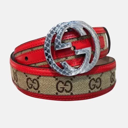 Gucci 2019 Ladies Classic GG Buckle Leather Belt -… - 1