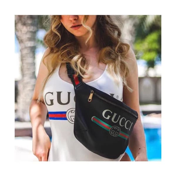 Gucci Leather Belt Bag ,28CM - 구찌 레더 남여공용 벨트백,493… - 1