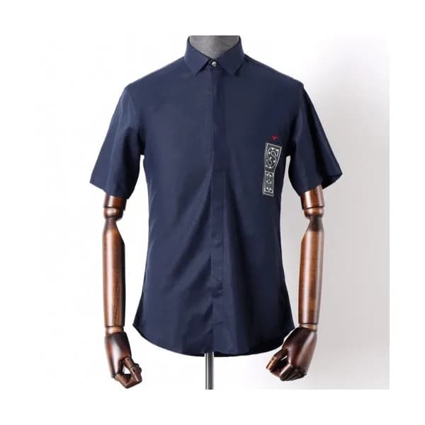 Dior 2019 Mens Honeybee Embroidery Logo Cotton Sho… - 1