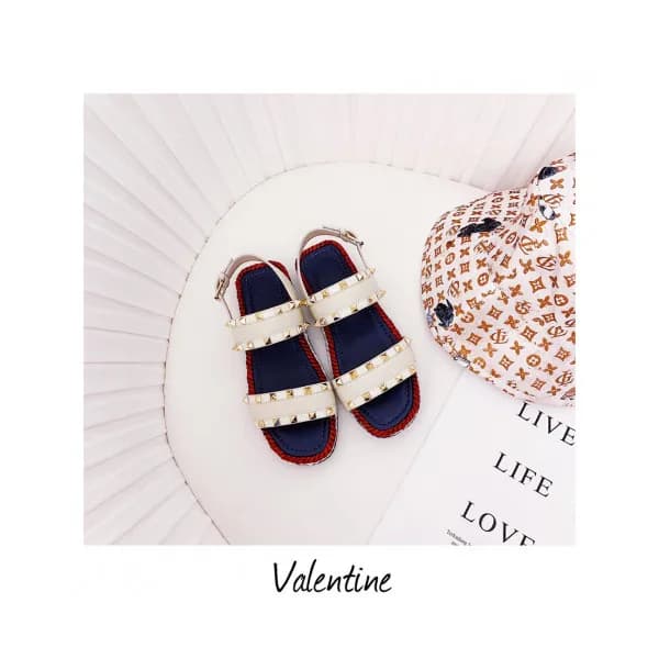 Valentino 2019 Womens Rock Stud Strap Sandal - 발렌티… - 1