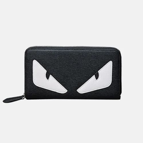 Fendi 2019 Leather Zip Round Wallet - 펜디 남여공용 레더 지… - 1