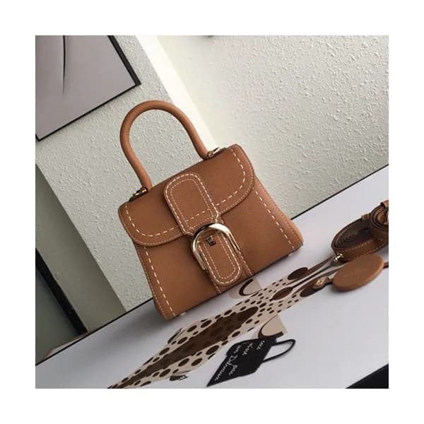 Delvaux 2019 Leather Tote Shoulder Bag,20CM - 델보 2… - 1
