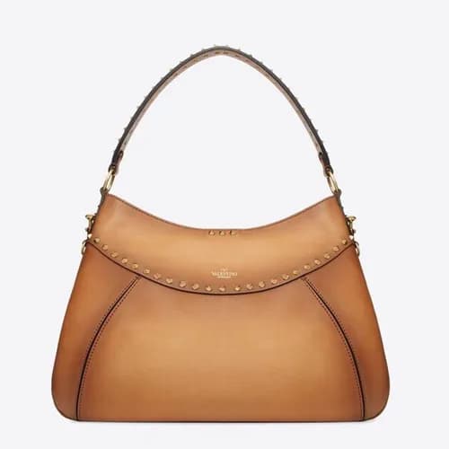 Valentino 2019 Garavani Twinkle Studs Leather Tote… - 1