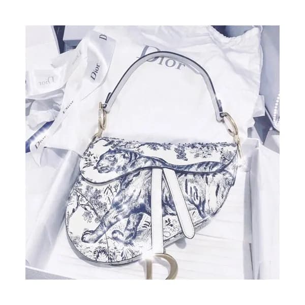 Dior 2019 Leather Saddle Shoulder Bag ,25.5CM - 디올… - 1