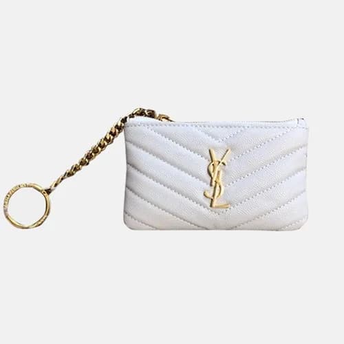 Saint Laurent 2019 Ladies Key Pouch / Coin Purse,… - 1