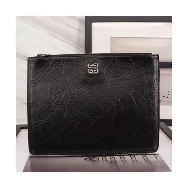 Givenchy 2019 Leather Clutch Bag,30cm - 지방시 2019 레… - 1