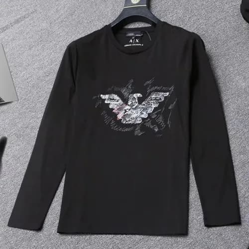 Armani 2019 Mens Cotton T-shirt - 알마니 2019 남성 코튼 긴… - 1