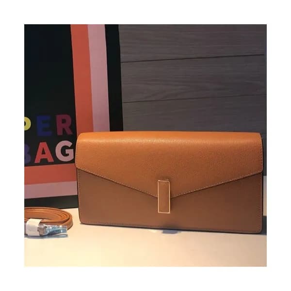 Valextra 2019 Epsom Leather Shoulder Bag,25CM - 발렉… - 1