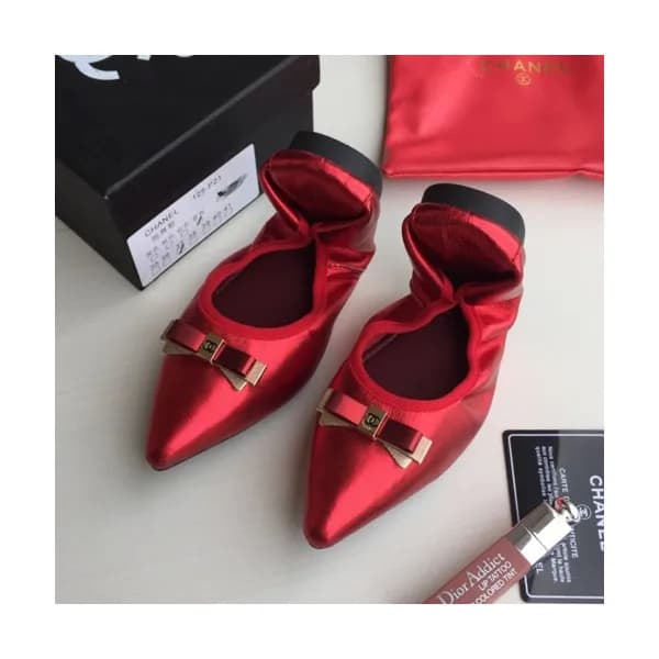 Chanel 2019 Ladies Ballet Flat Shoes - 샤넬 2019 여성용… - 1