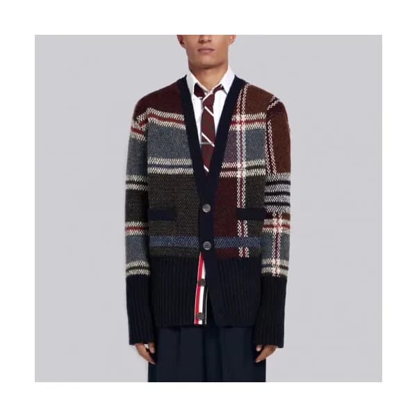 Thom Browne 2019 Mens Strap V-neck Cardigan - 톰브라운… - 1