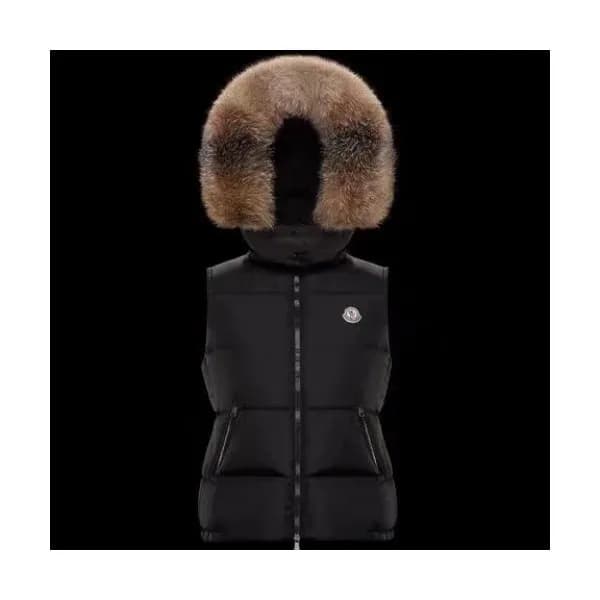Moncler 2019 Womens Patch Logo Down Pedding Vest … - 1