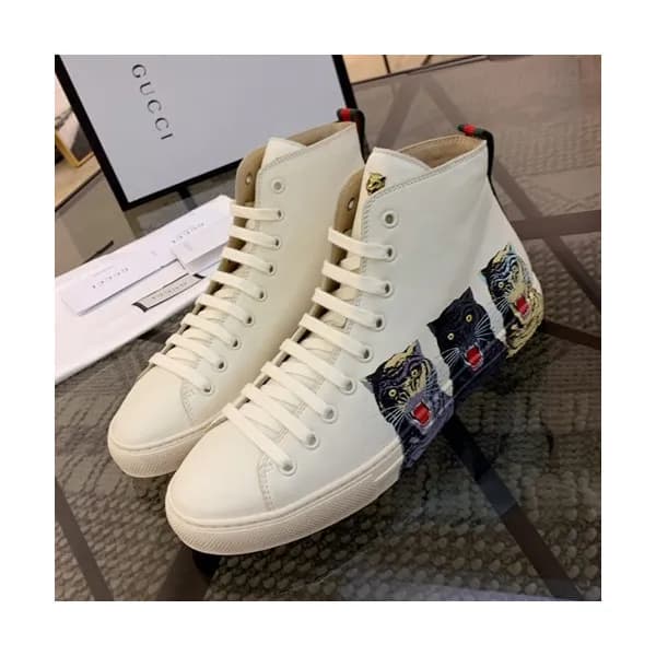 Gucci 2019 Mens Leather Sneakers - 구찌 2019 남성용 레더 … - 1