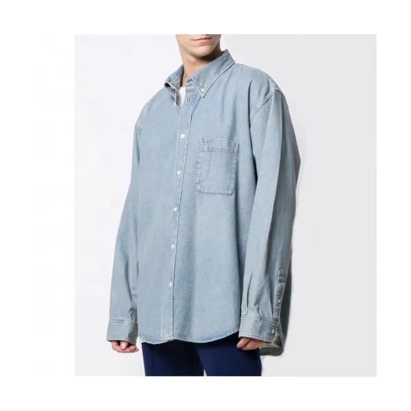 Balenciaga 2019 Mens Logo Oversize Cotton shirt - … - 1