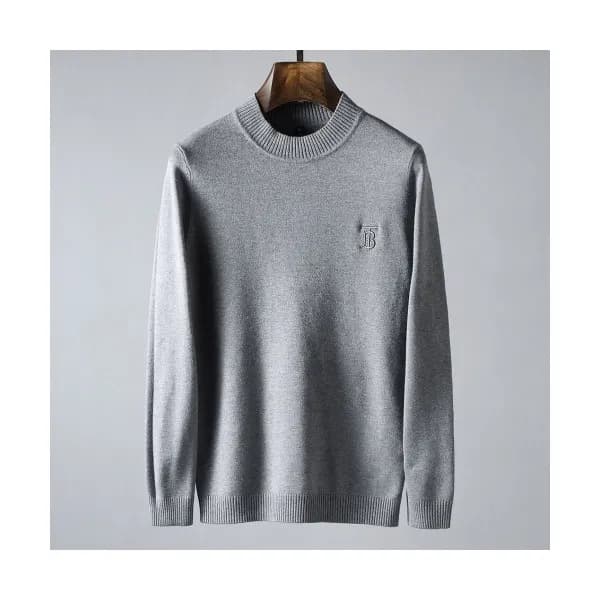Burberry 2019 Mens Retro Logo Crew - neck Sweater … - 1