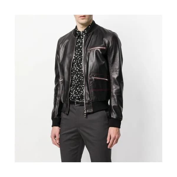 Fendi 2019 Mens Casual Leather Jacket - 펜디 2019 남성… - 1