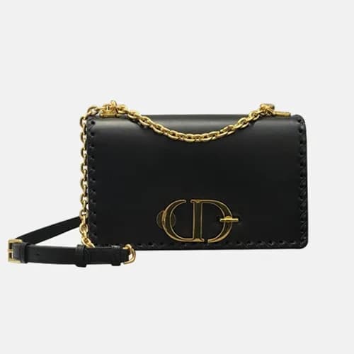 Dior 2019 Ladies CD Buckle Leather Chain Shoulder … - 1