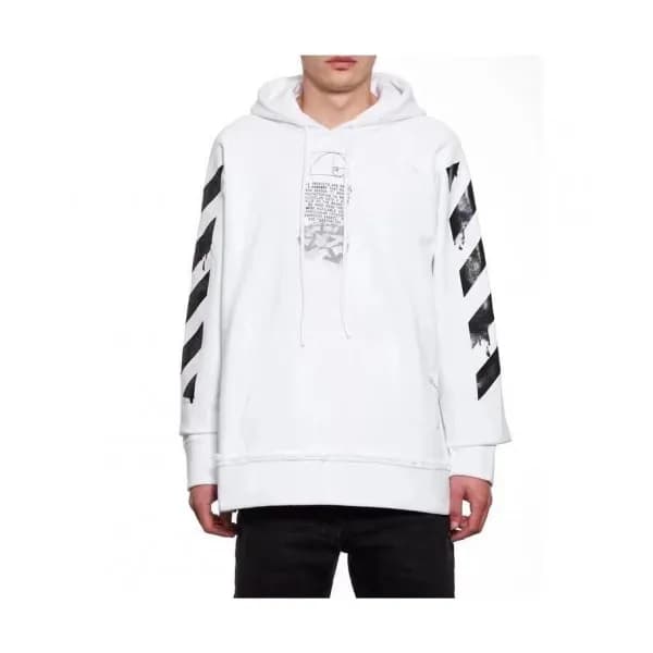 Off-white 2019 Mm/Wm Logo Cotton Oversize HoodT - … - 1