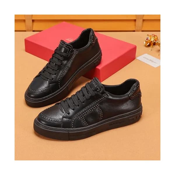 Ferragamo 2019 Mens Leather Sneakers - 페라가모 2019 남… - 1