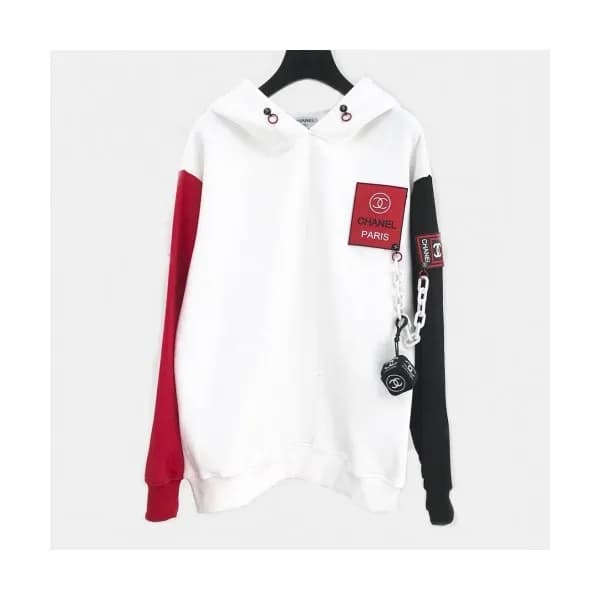 Chanel 2019 Mm/Wm Logo Oversize Cotton HoodT - 샤넬 … - 1