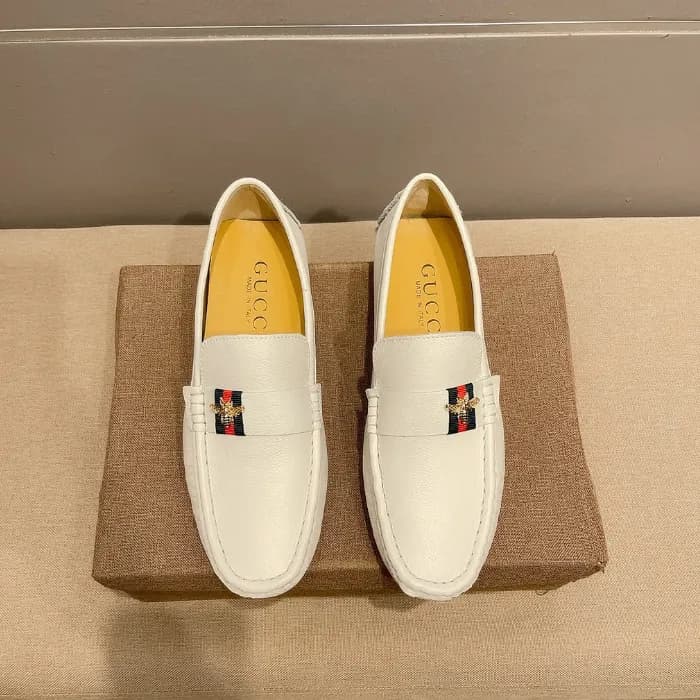 Gucci 2025 Mens Leather Loafer - 구찌 2025 남성용 레더 로퍼… - 1