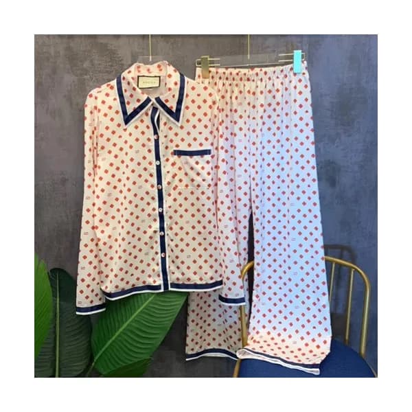 Gucci 2020 Womens Silk Pajamas - 구찌 2020 여성용 실크 파자… - 1