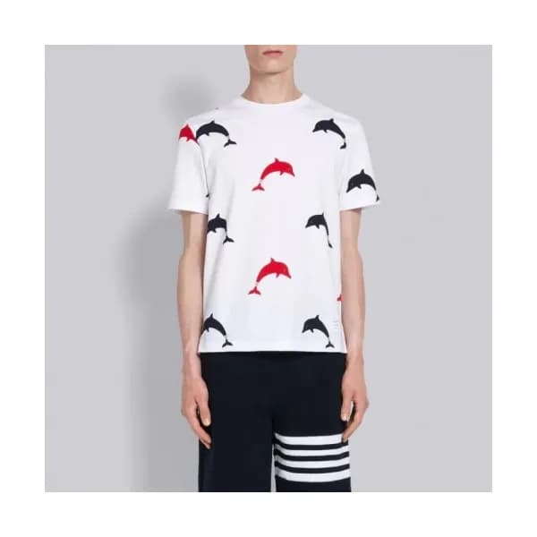 [톰브라운]Thom Browne 2020 Mens Casual Cotton Short Sl… - 1