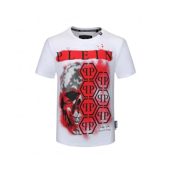 [필립플레인]Philipp-plein 2020 Mens Logo Cotton Short S… - 1