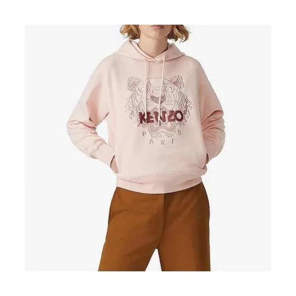 [겐조]Kenzo 2020 Mm/Wm Signature Tiger Cotton Hoodie… - 1