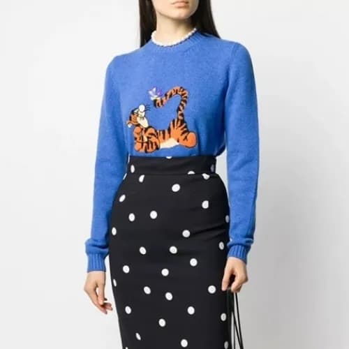 Miumiu 2020 Ladies Casual Crew-neck Sweaters - 미우미… - 1