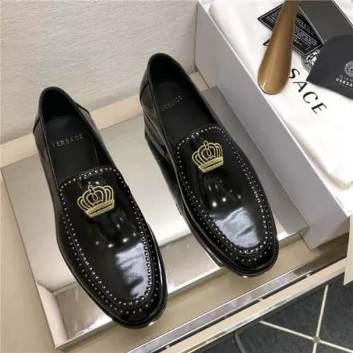 Versace 2020 Men's Leather Oxford Shoes - 베르사체… - 1