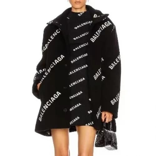 [발렌시아가]Balenciaga 2020 Mm/Wm Logo Cashmere Coats -… - 1