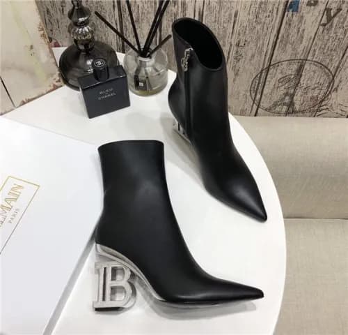 Balmain 2020 Women's Leather Ankle Boots - 발망 … - 1