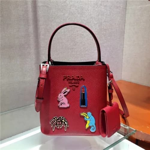 Prada 2020 Women's Leather Tote Shoulder Bag,1… - 1