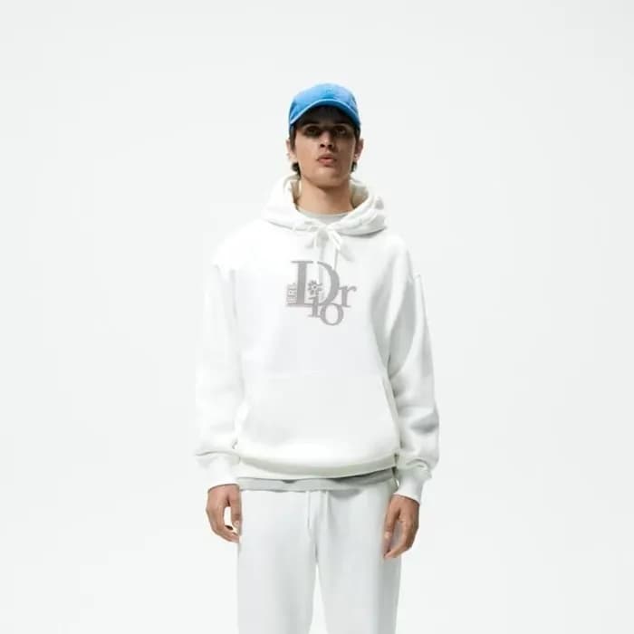 디올 남성 화이트 후드티 - Dior Mens White Hoodie - dic01058x - 1