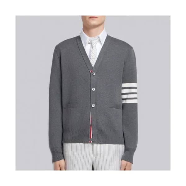 [톰브라운]Thom Browne 2021 Mens Strap V-neck Cardigan … - 1