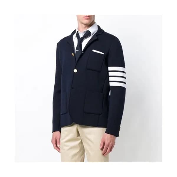 Thom Browne 2020 Mens Casual Cotton Suit Jackets -… - 1