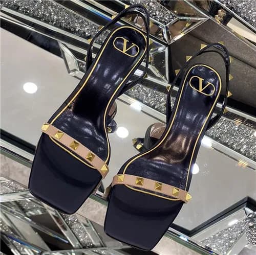 Valentino 2021 Women's Leather High Heel Sanda… - 1