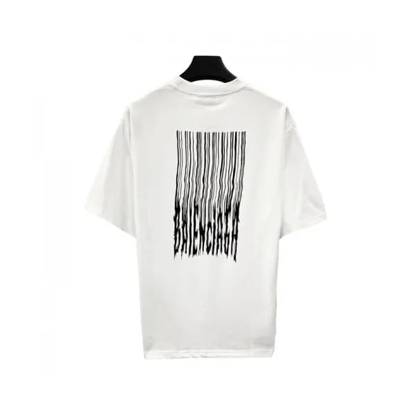 Balenciaga Mm/Wm Logo Cotton Short Sleeved Tshirt… - 1
