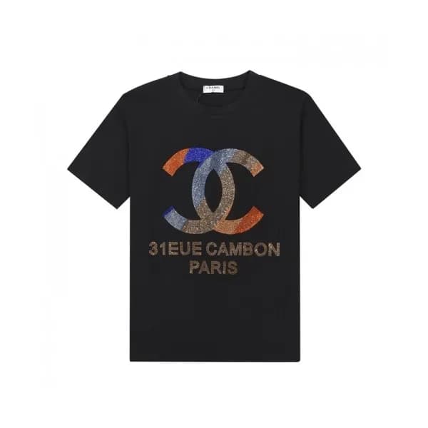 Chanel Mm/Wm 'CC' Logo Cotton Short Sleev… - 1