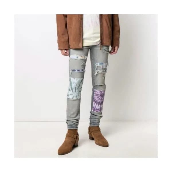Amiri Mens Trendy Denim Pants Blue - 아미리 2021 남성 … - 1