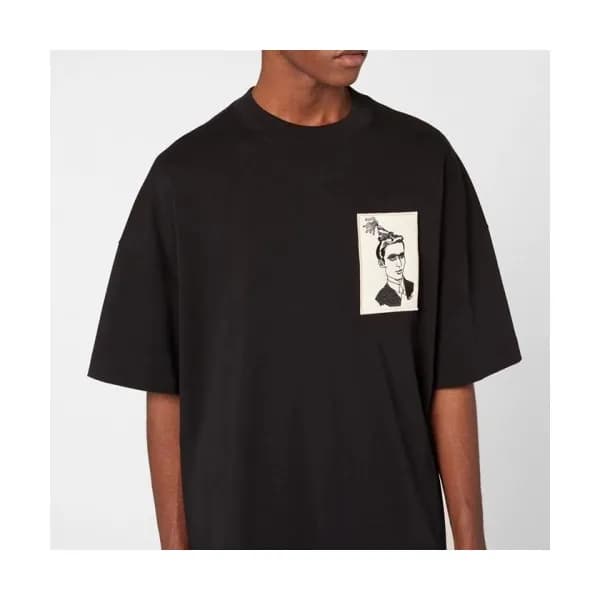 Ami Mm/Wm Casual Cotton Short Sleeved Tshirt Black… - 1
