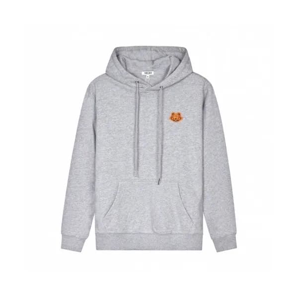 Kenzo Mm/Wm Signature Tiger Cotton Hoodie Gray - … - 1
