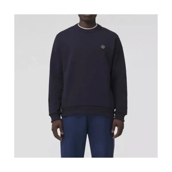 Burberry Mens Logo Casual Cotton Tshirts Navy - 버… - 1